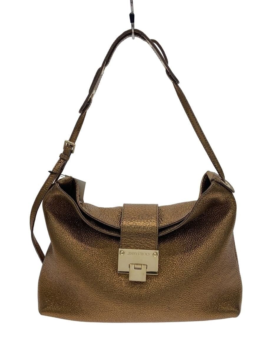 JIMMY CHOO shoulder bag leather GLD