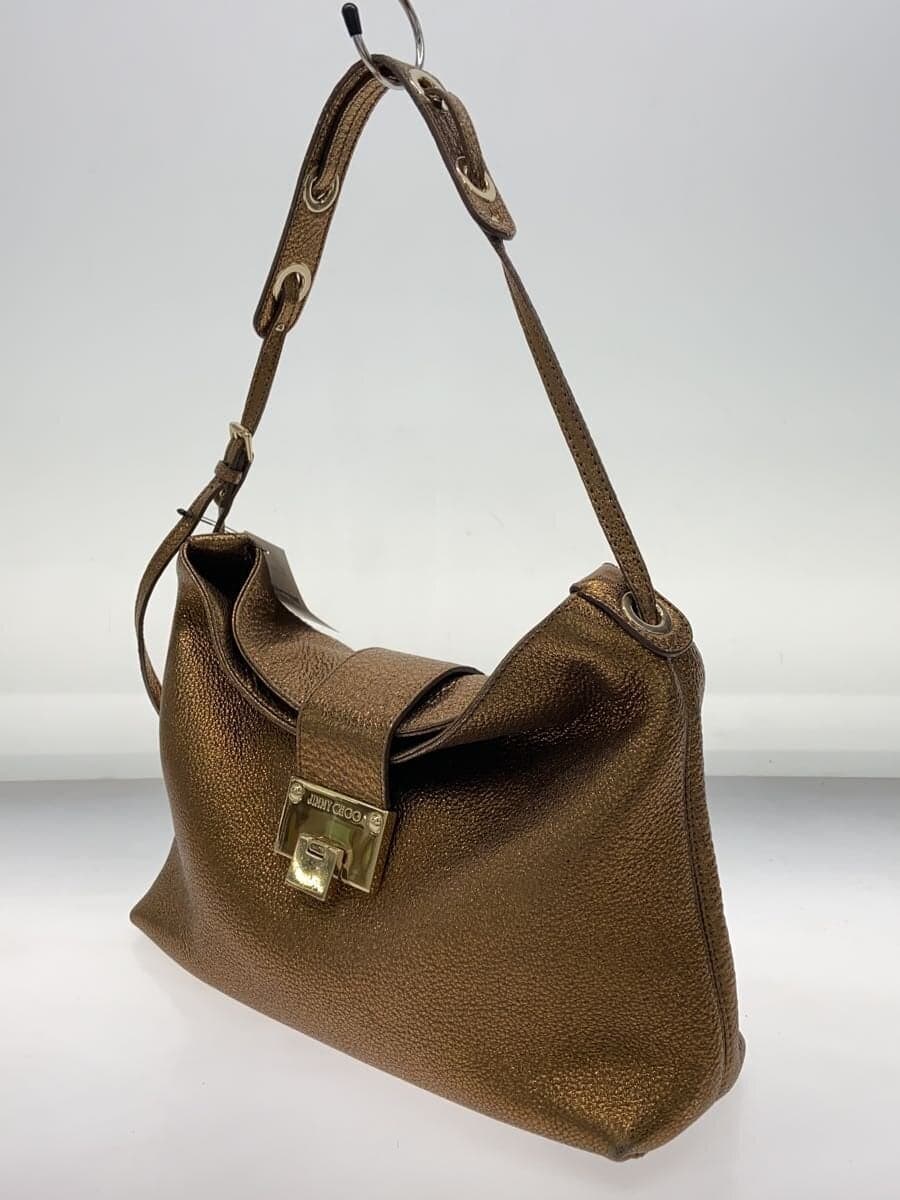 JIMMY CHOO shoulder bag leather GLD 2