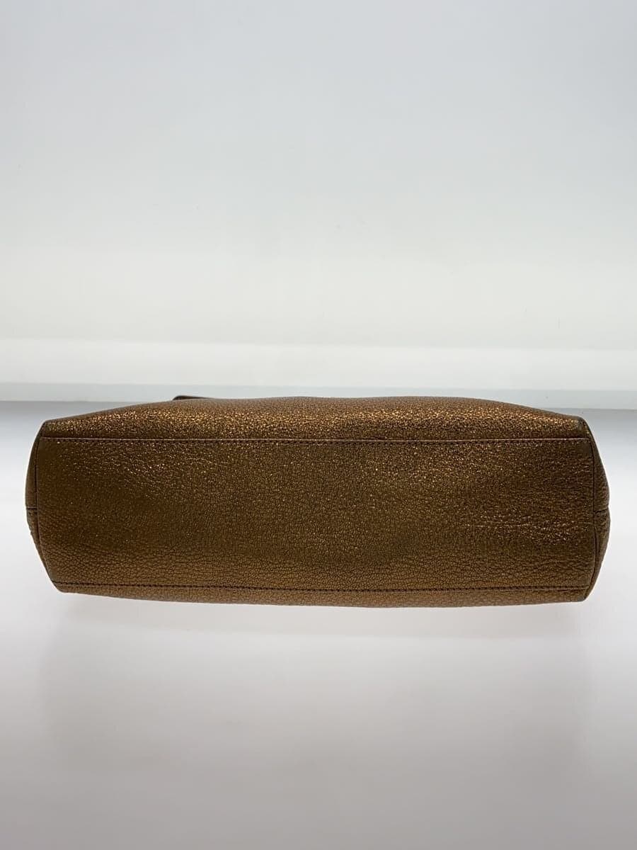 JIMMY CHOO shoulder bag leather GLD 4