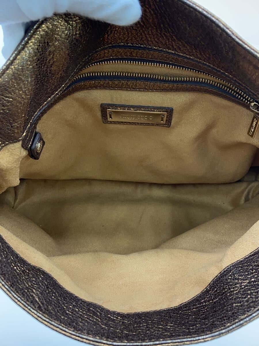 JIMMY CHOO shoulder bag leather GLD 6