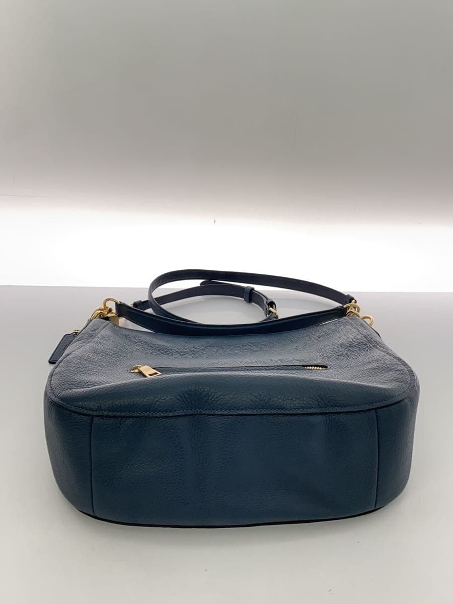 COACH Shoulder Bag Leather BLU F37810 3