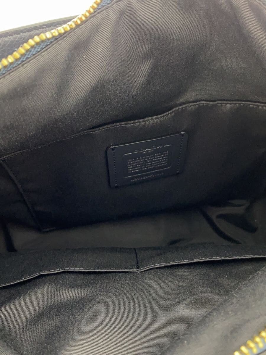 COACH Shoulder Bag Leather BLU F37810 5