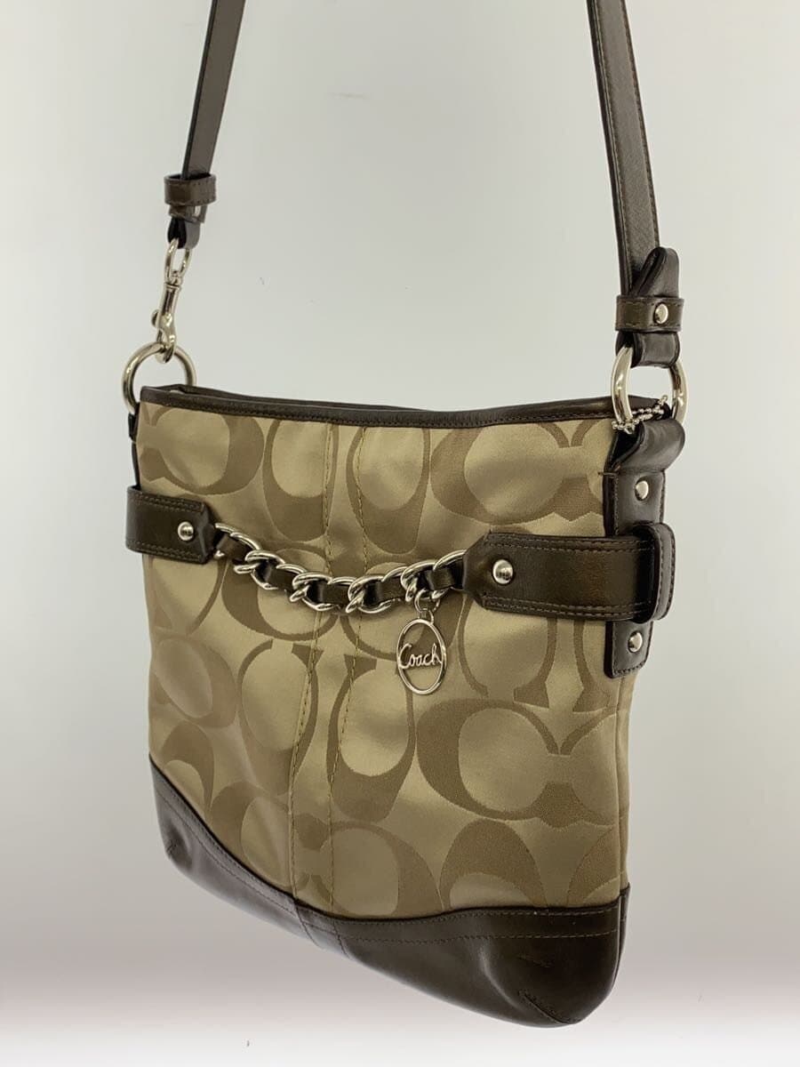 COACH Chain Duffle_Signature_Beige BEG 2