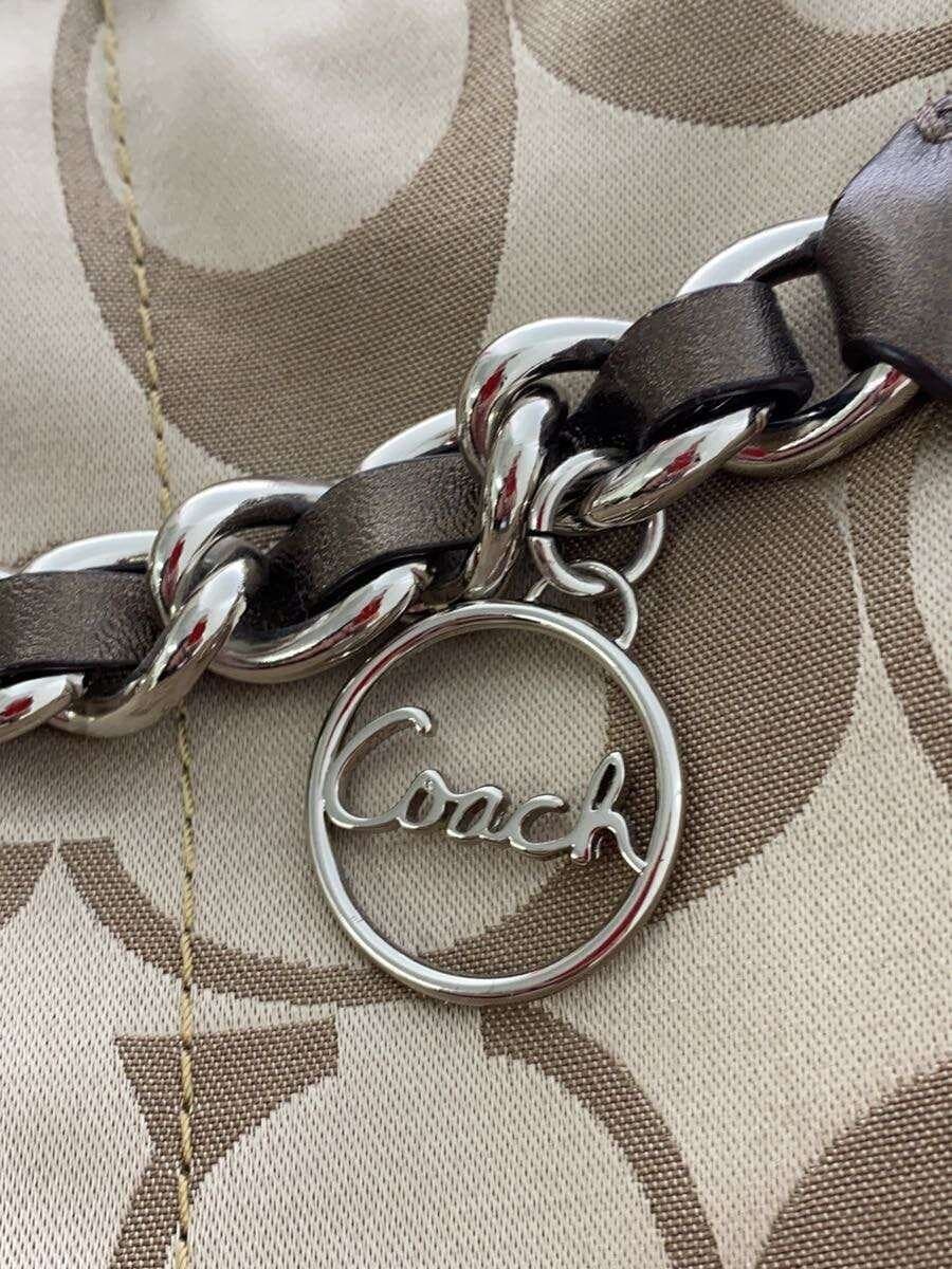 COACH Chain Duffle_Signature_Beige BEG 7