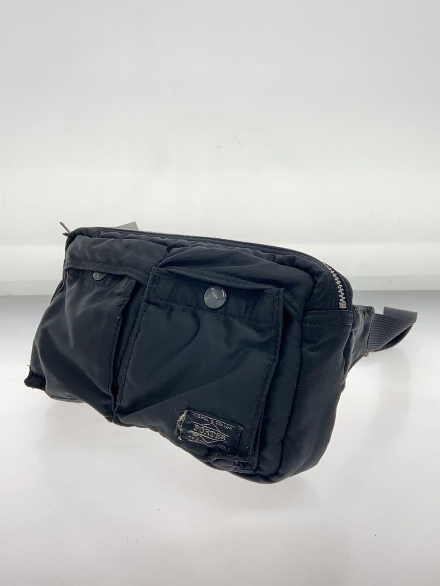 PORTERTANKER Waist Bag Nylon BLK Plain 2