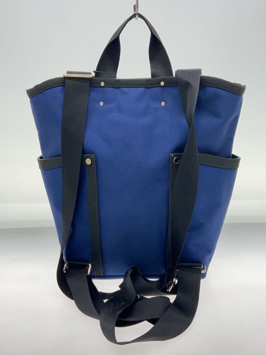 LANVIN en Bleu Backpack Canvas BLU 3