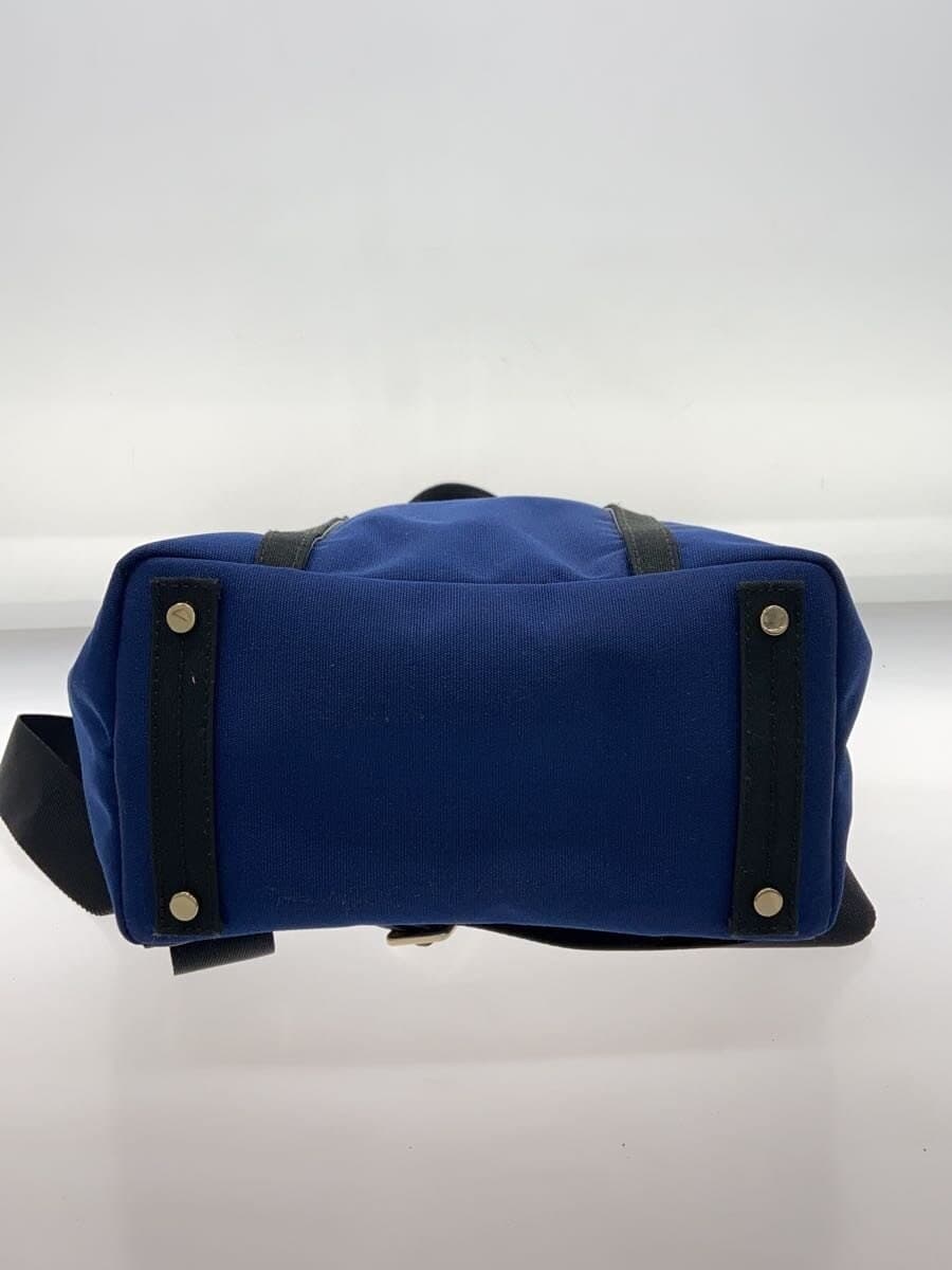 LANVIN en Bleu Backpack Canvas BLU 4