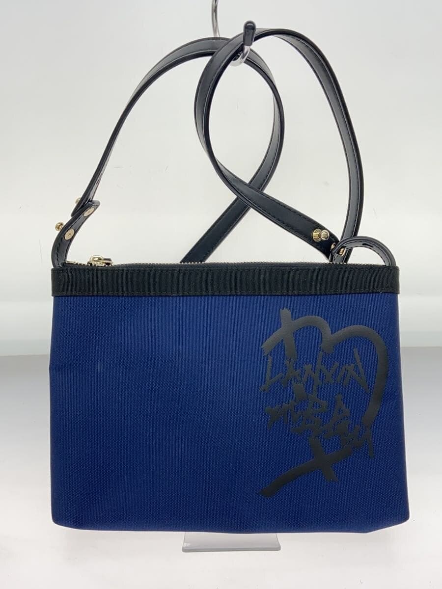 LANVIN en Bleu Backpack Canvas BLU 7