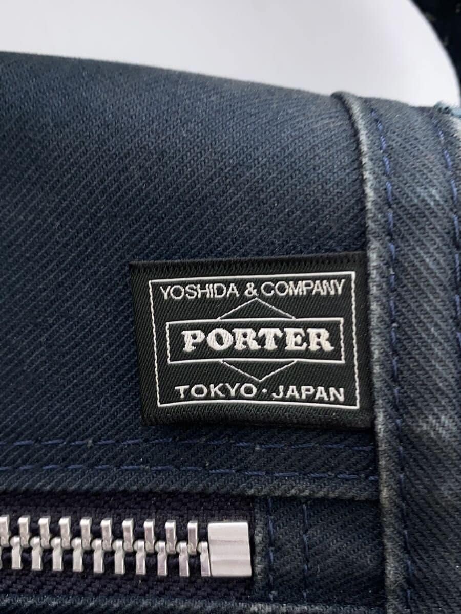 PORTERNAKED Shoulder Bag Canvas NVY 5