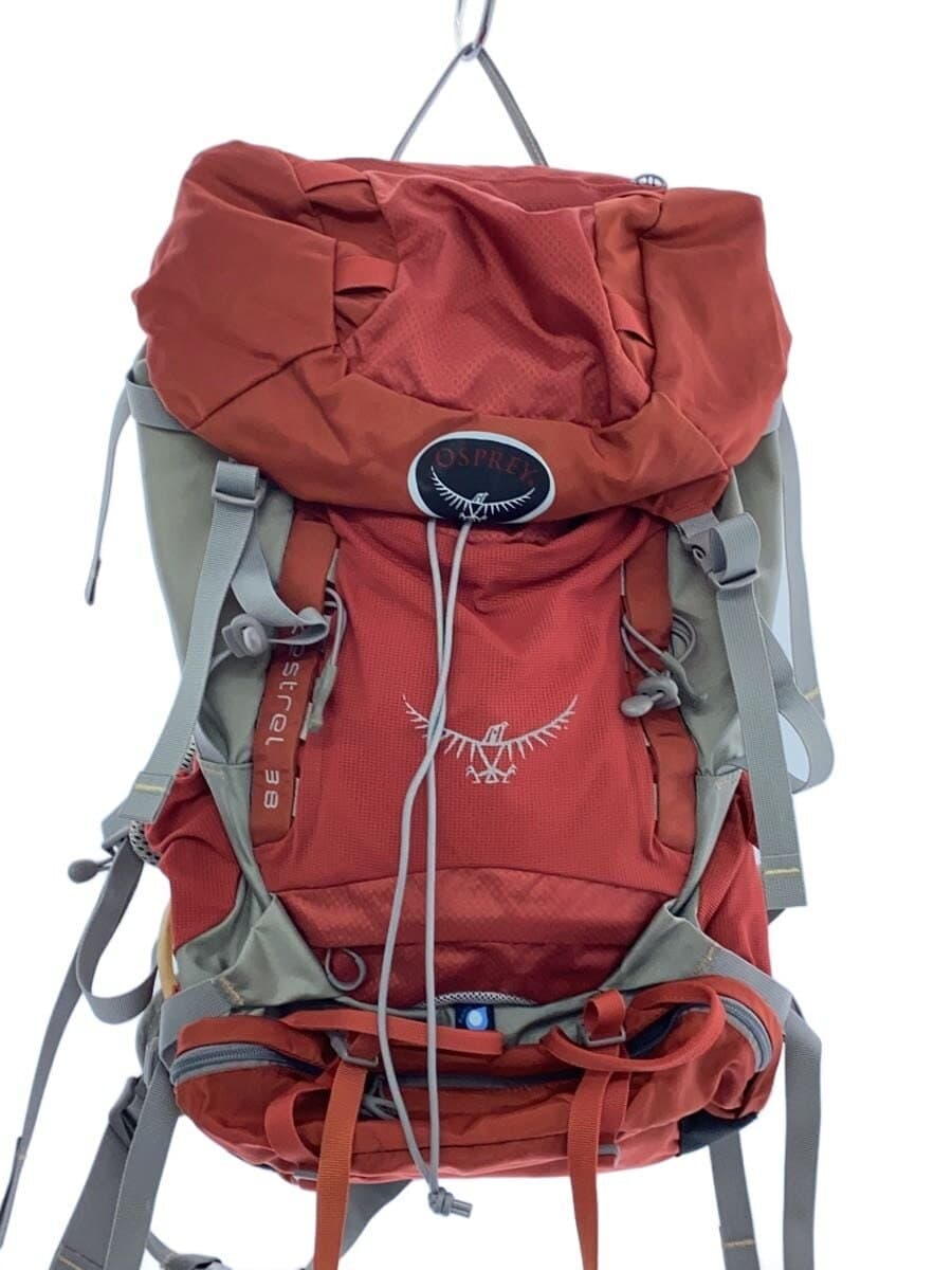 Osprey backpack Nylon RED Solid color Kestrel 38