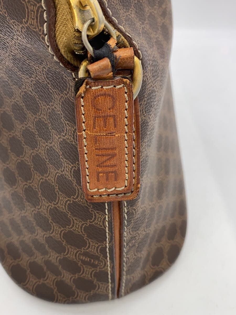 CELINE handbag -- BRW all-over pattern Macadam pattern has stains on the bottom 8