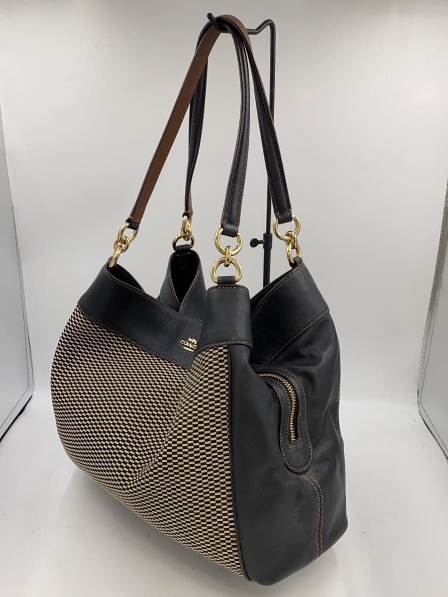 COACH tote bag -- BLK F27575 2