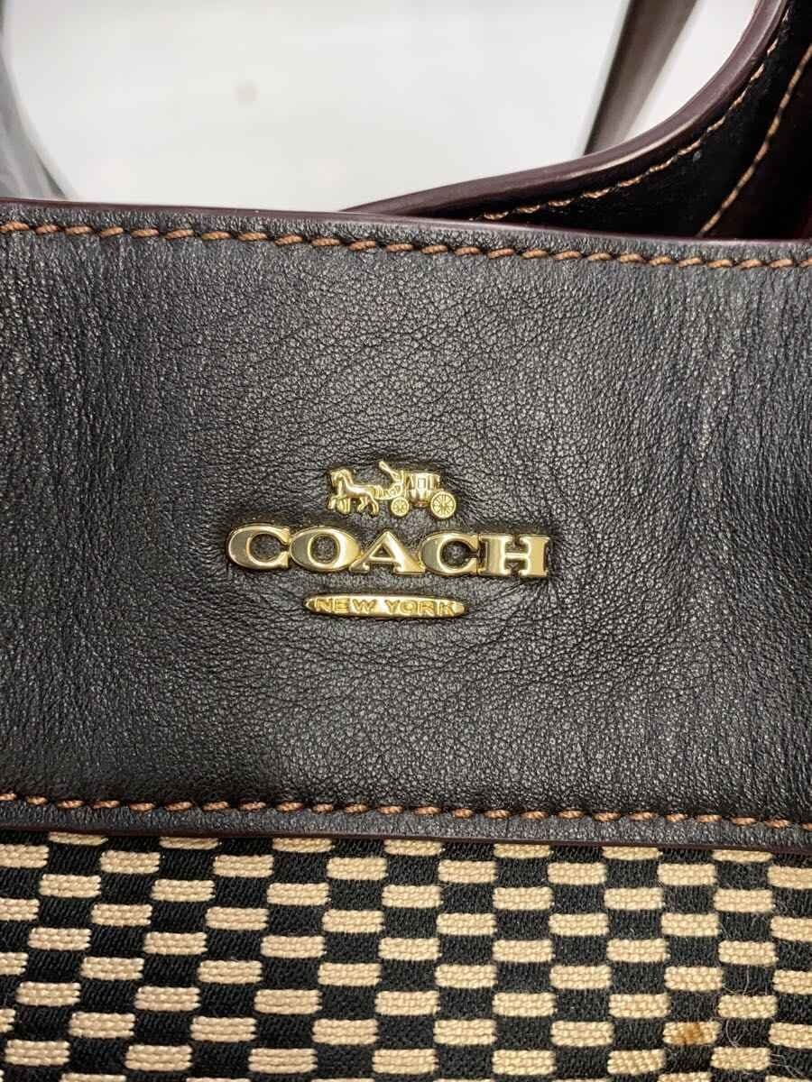 COACH tote bag -- BLK F27575 5