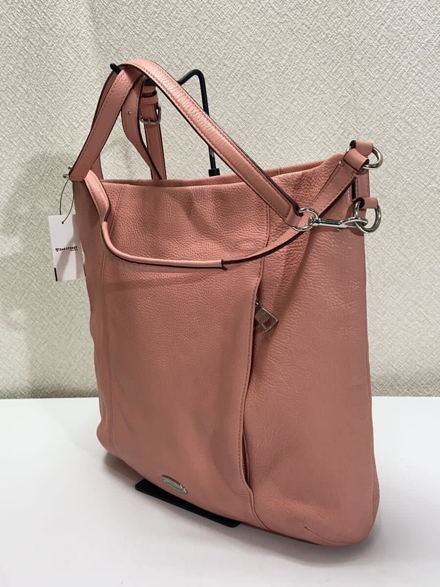 COACH Shoulder Bag_All Leather Leather PNK 2
