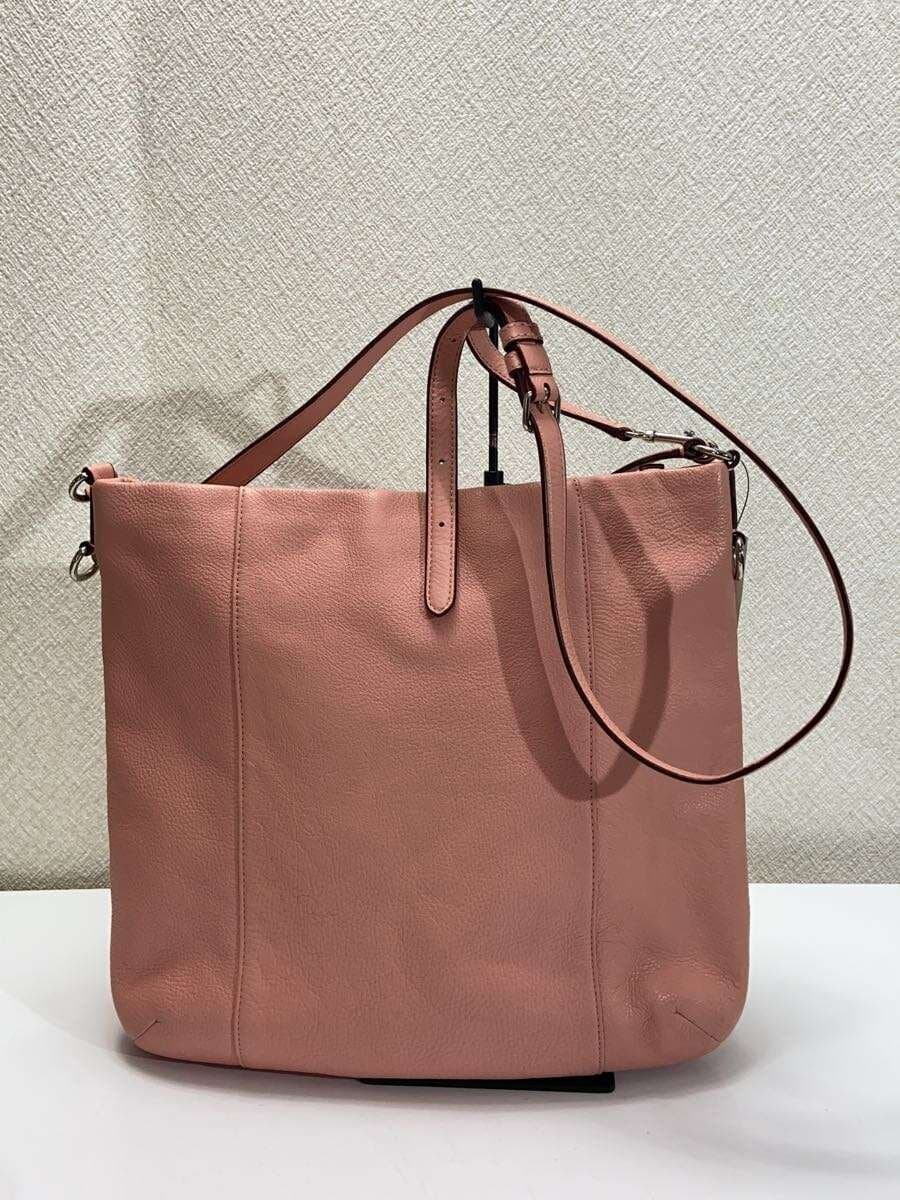 COACH Shoulder Bag_All Leather Leather PNK 3
