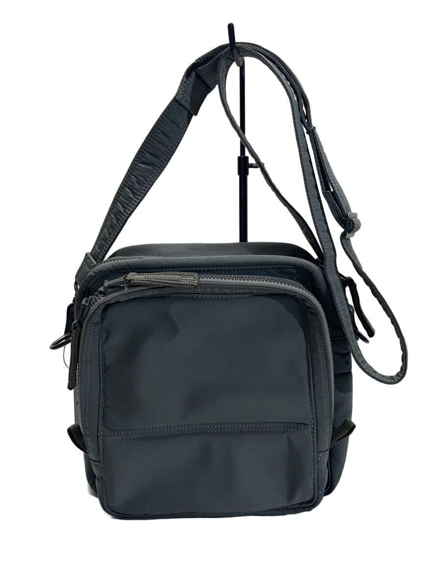 LUGGAGE LABEL Shoulder Bag GRY Solid 17-6