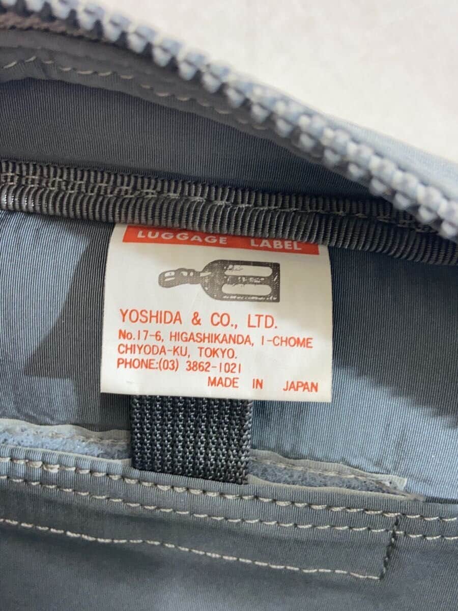 LUGGAGE LABEL Shoulder Bag GRY Solid 17-6 5