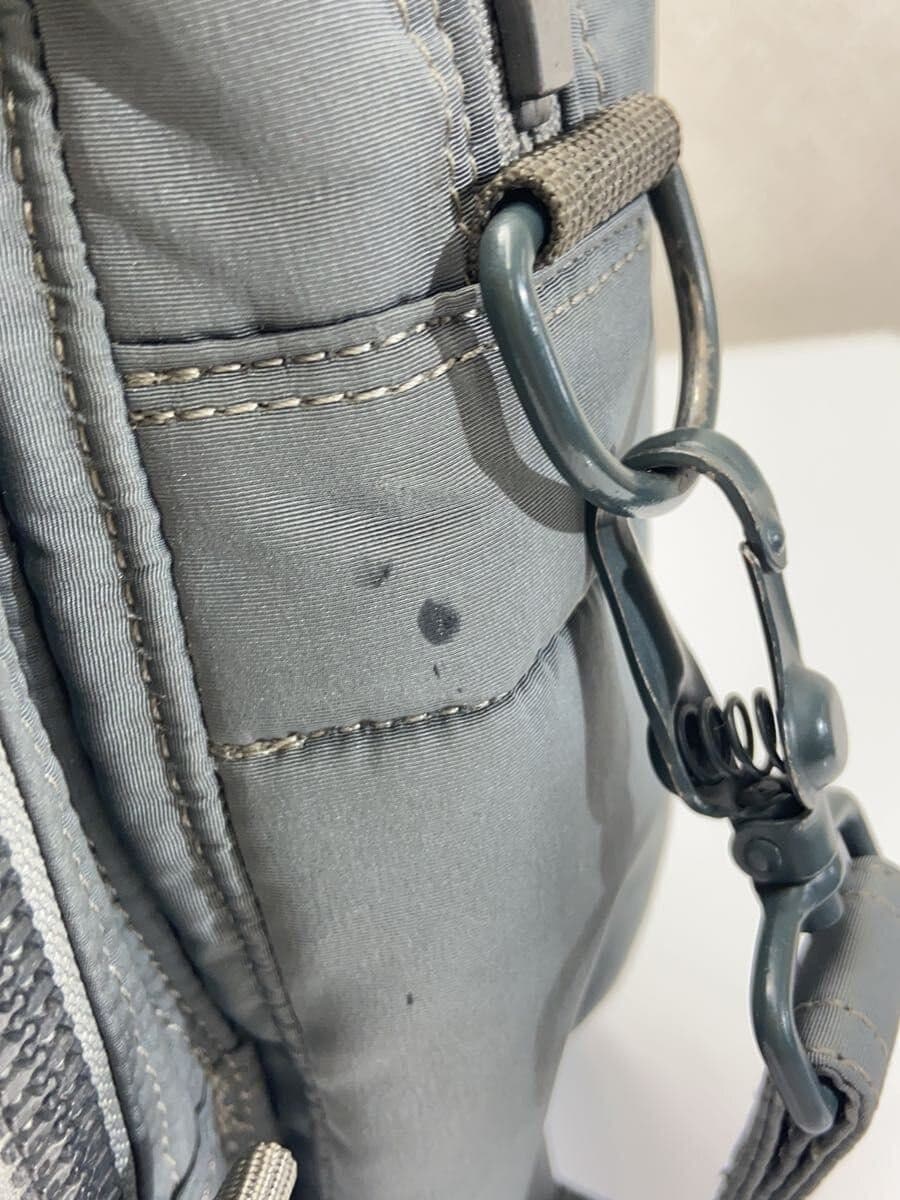 LUGGAGE LABEL Shoulder Bag GRY Solid 17-6 7