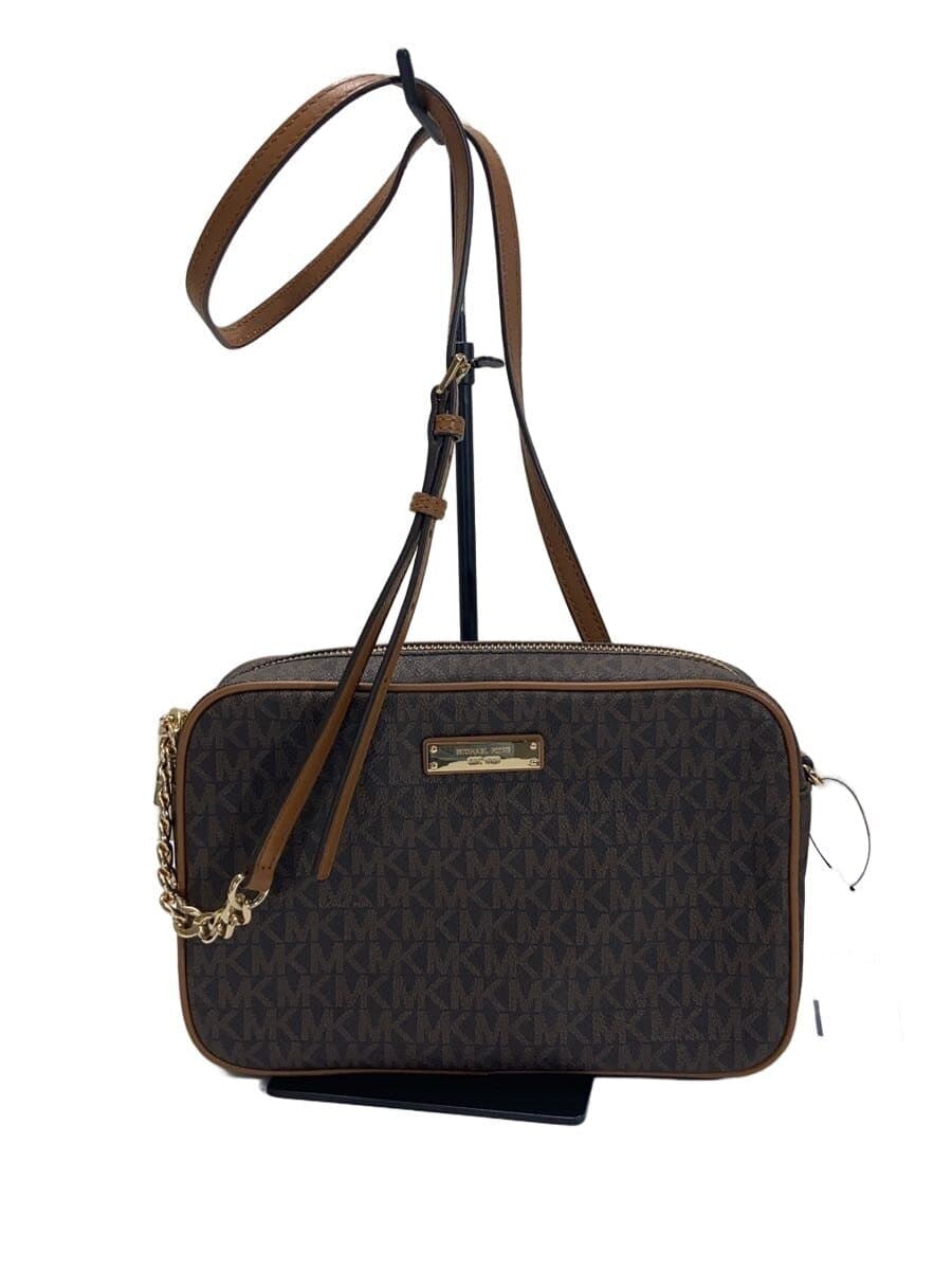 MICHAEL KORS Shoulder Bag PVC BRW 32S7GJSC7B