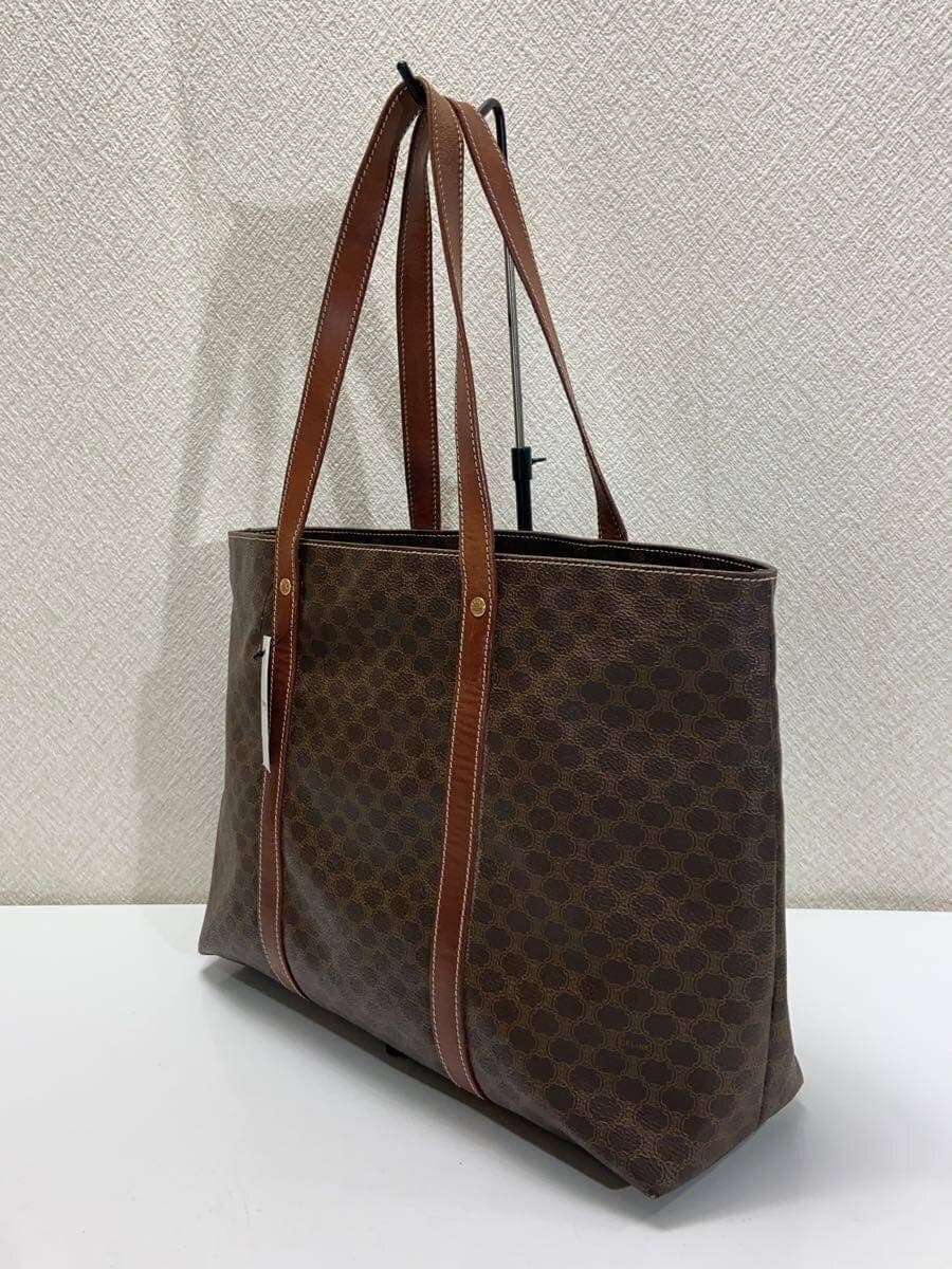 CELINE Handbag PVC BRW Solid Color 2