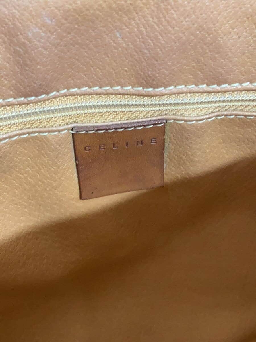 CELINE Handbag PVC BRW Solid Color 5