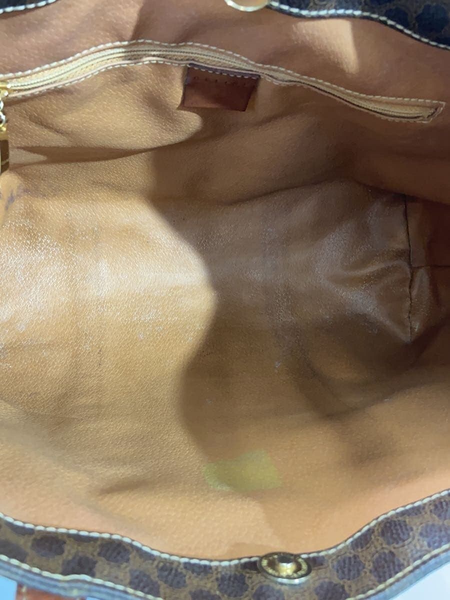 CELINE Handbag PVC BRW Solid Color 6