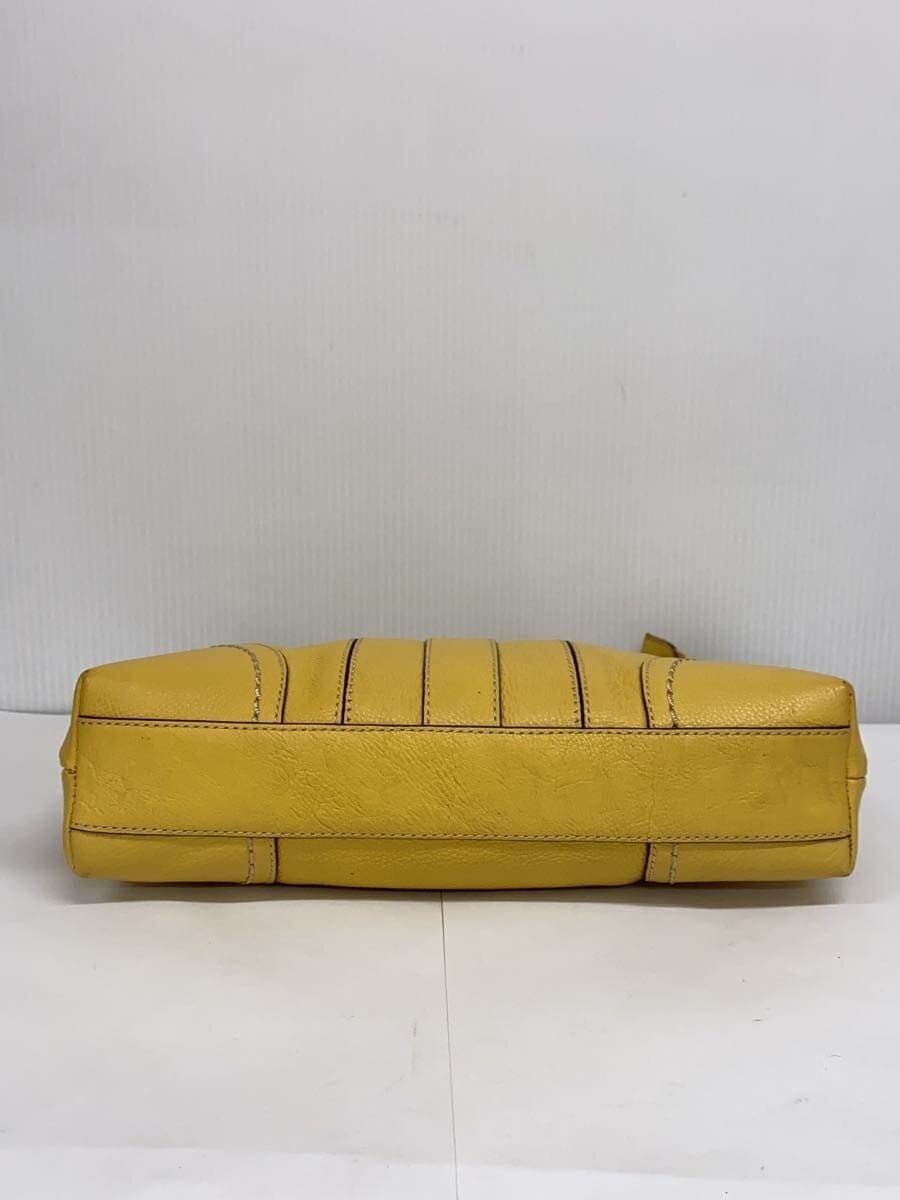 COLE HAAN Handbag Leather YLW Solid 4