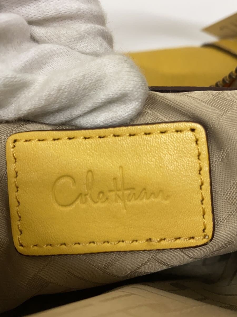 COLE HAAN Handbag Leather YLW Solid 5