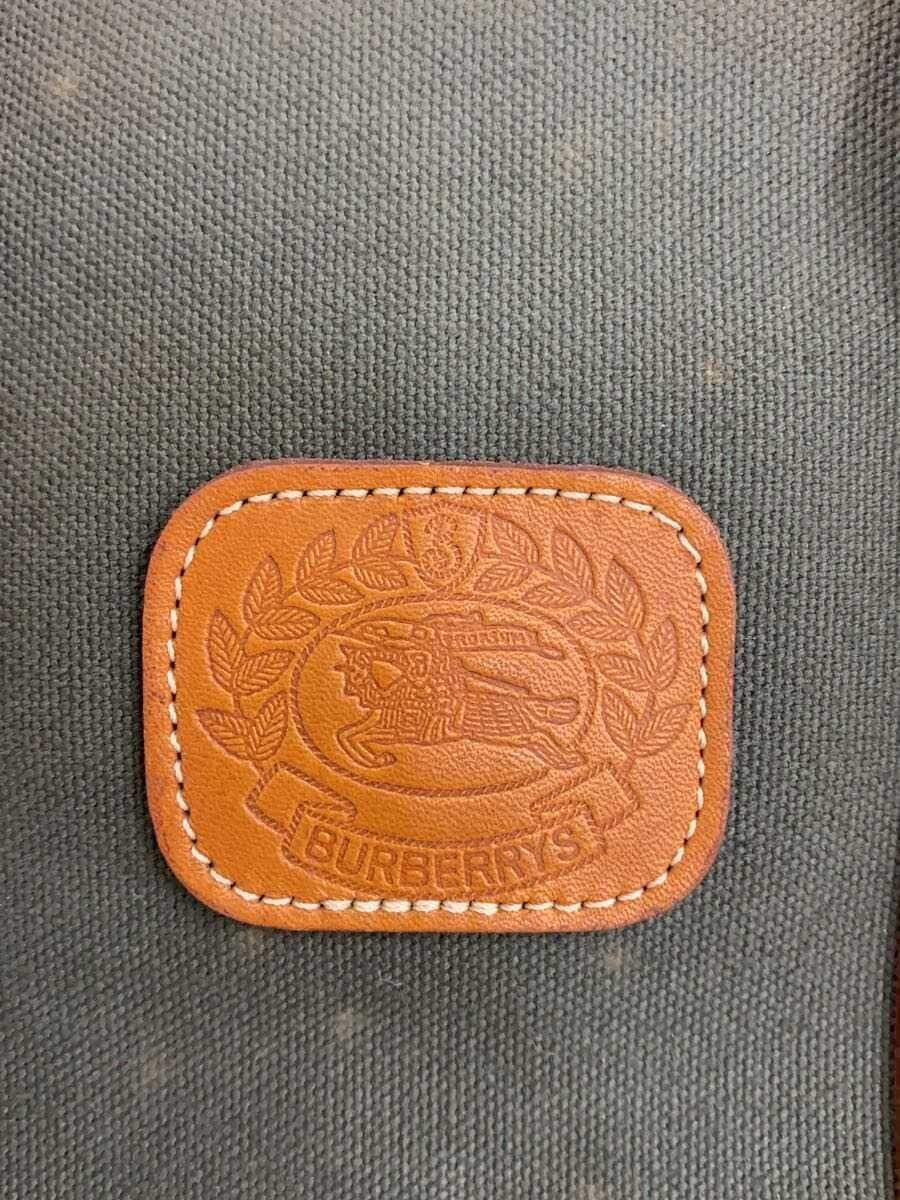 BURBERRYS Boston bag Polyester GRN Solid color 5