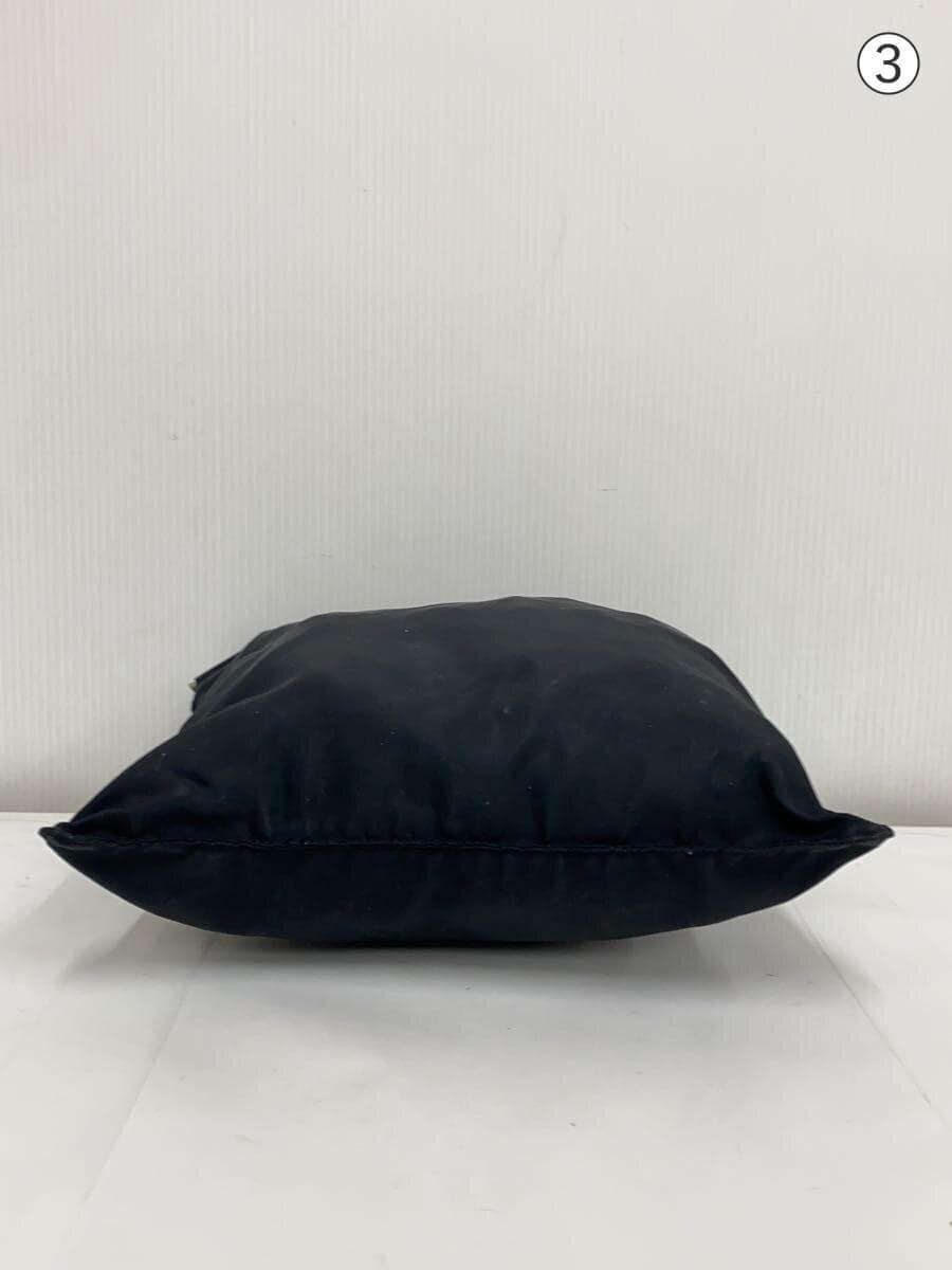 PRADA shoulder bag nylon BLK plain 4