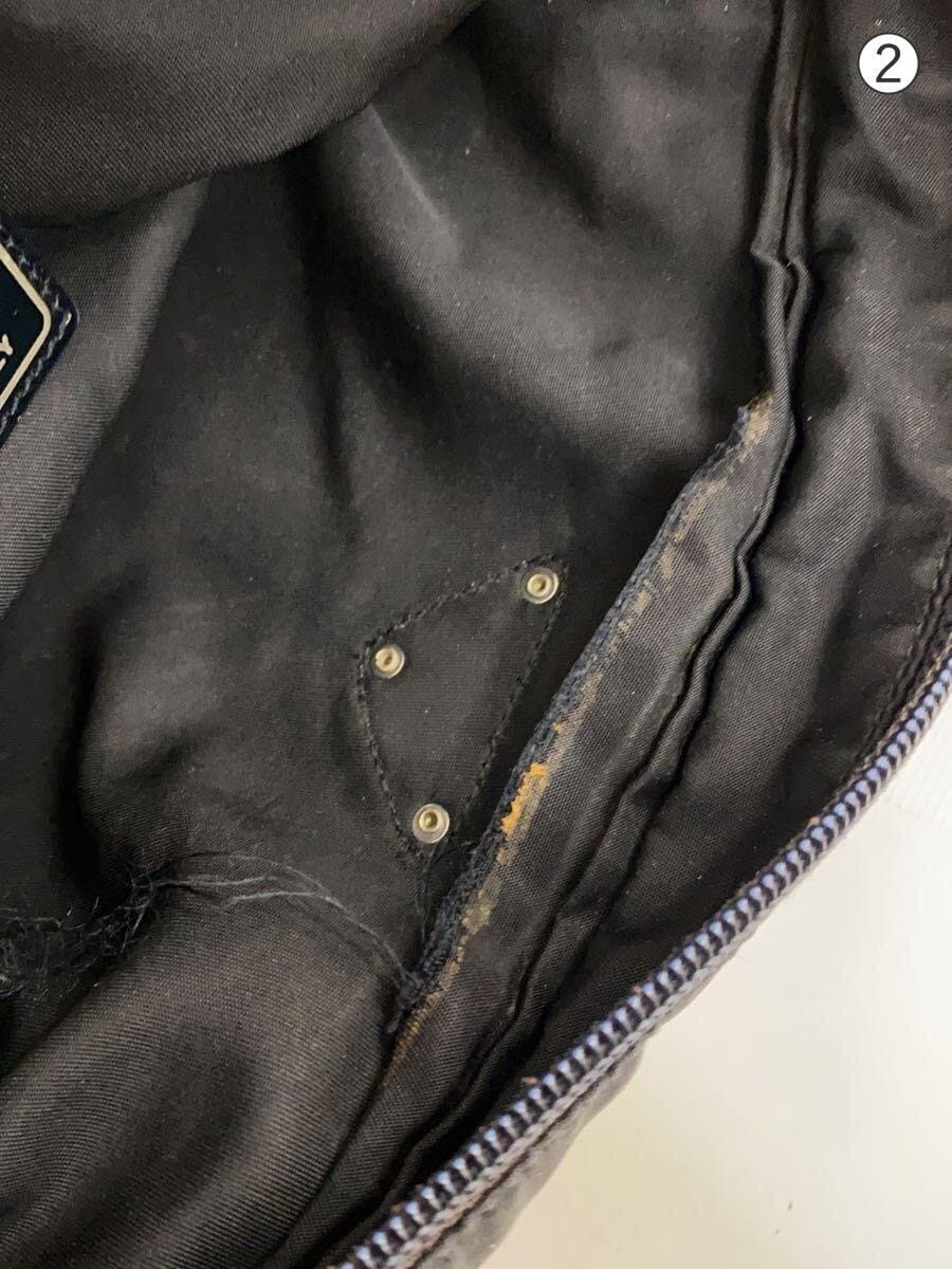 PRADA shoulder bag nylon BLK plain 8