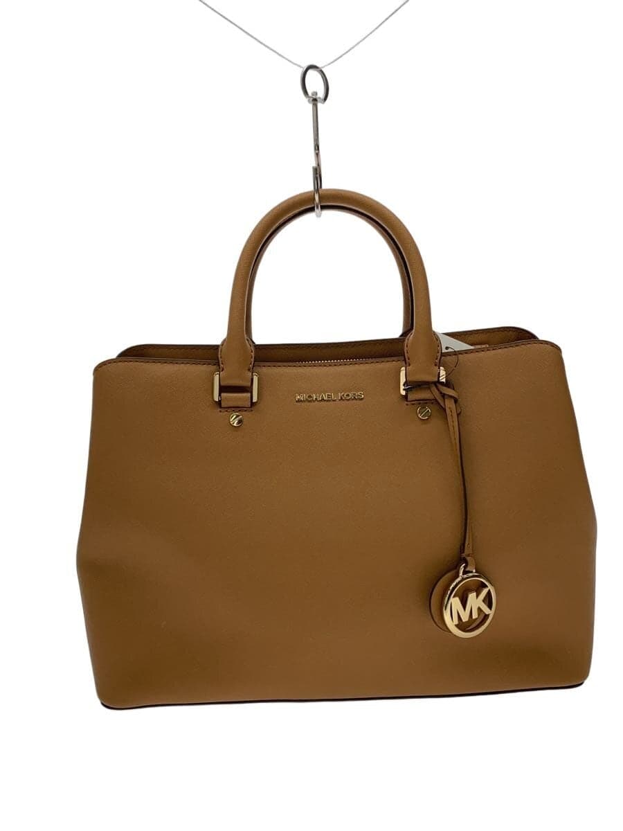 MICHAEL KORS bag leather BRW plain I-1706