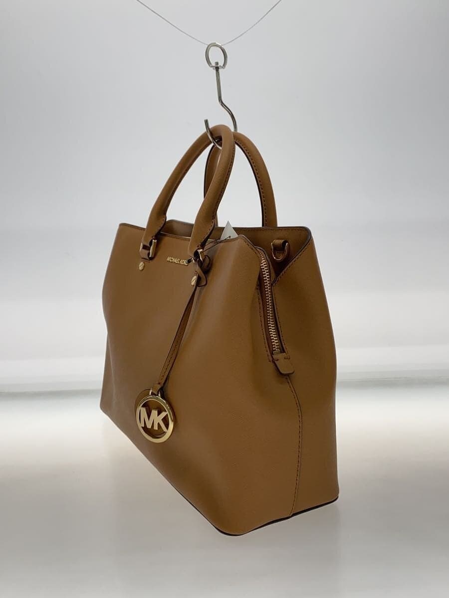 MICHAEL KORS bag leather BRW plain I-1706 2