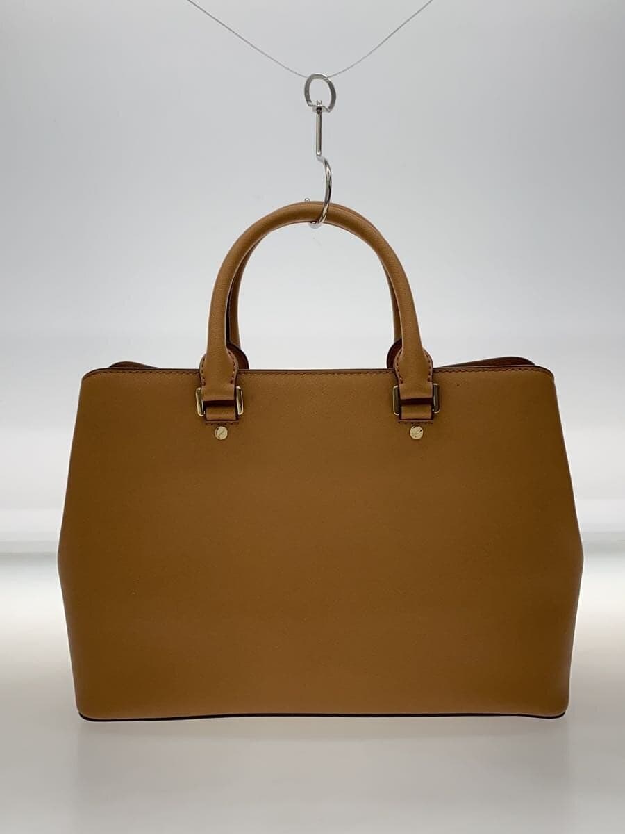 MICHAEL KORS bag leather BRW plain I-1706 3