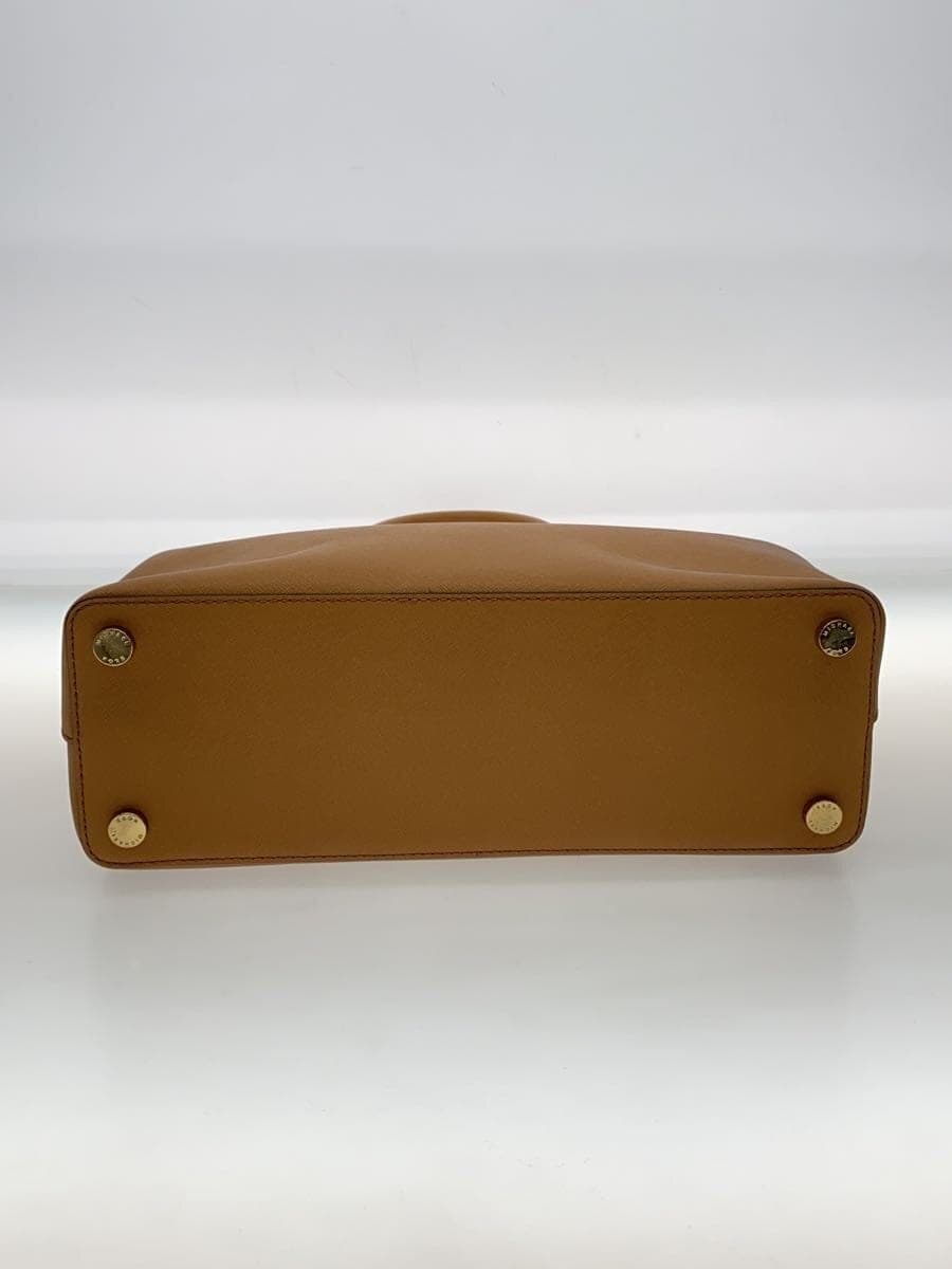 MICHAEL KORS bag leather BRW plain I-1706 4