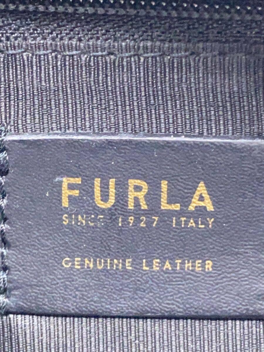 FURLA Shoulder Bag Leather Black Solid Color W64000 5