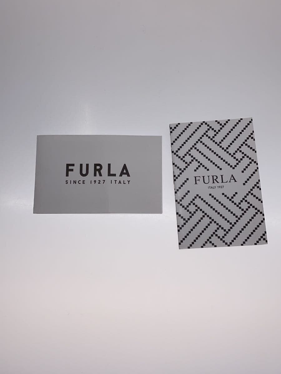 FURLA Shoulder Bag Leather Black Solid Color W64000 7