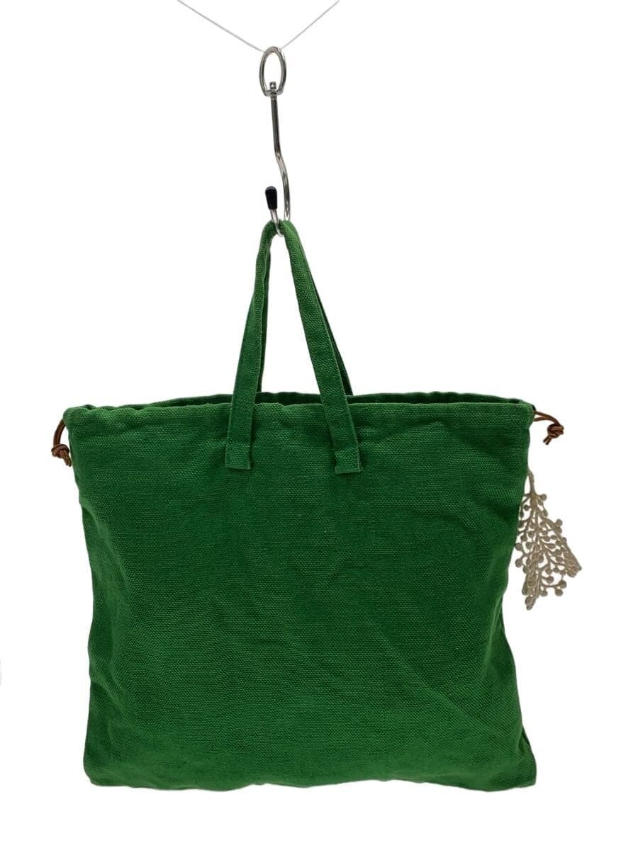 mina perhonen Handbag Linen GRN ts7805