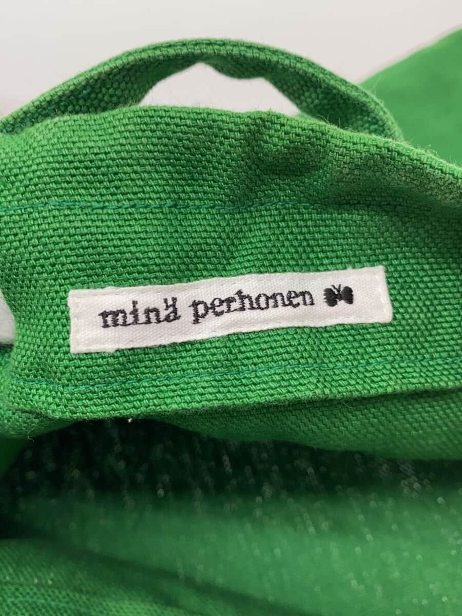 mina perhonen Handbag Linen GRN ts7805 5