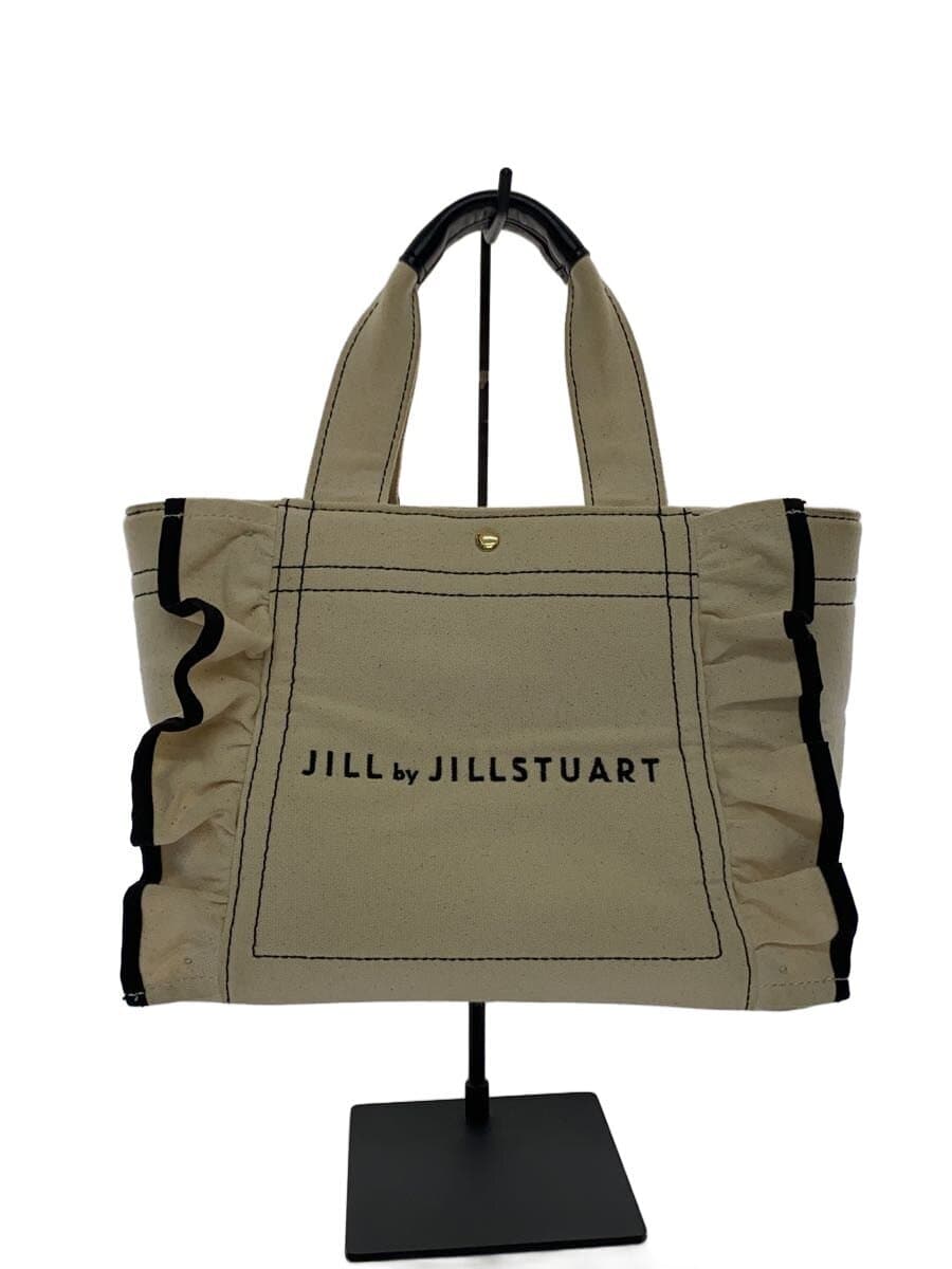 JILL by JILLSTUART Handbag Canvas BEG Solid 125-3283218