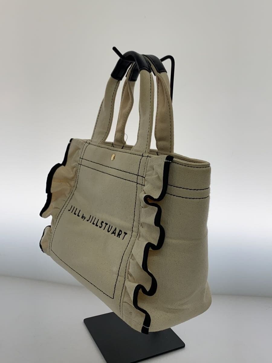 JILL by JILLSTUART Handbag Canvas BEG Solid 125-3283218 2