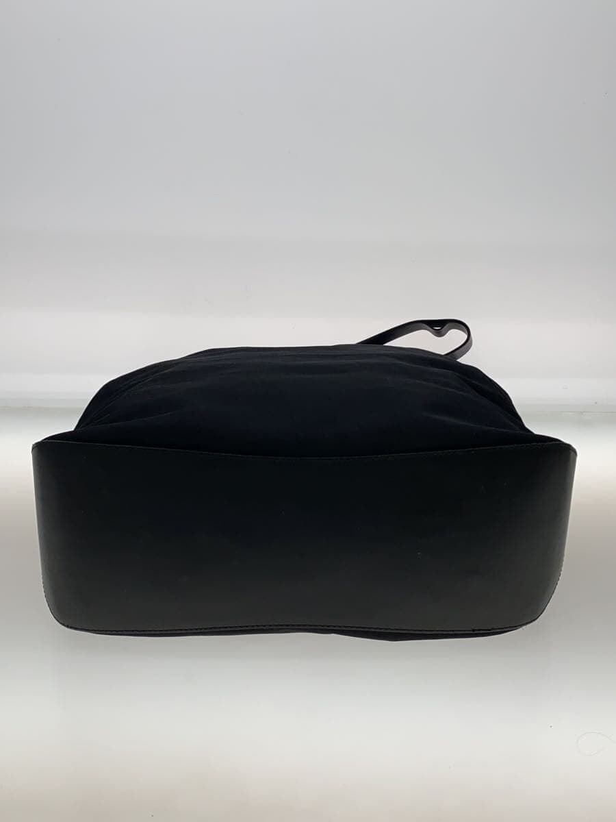 BANANA REPUBLIC Shoulder Bag PVC BLK Plain 4