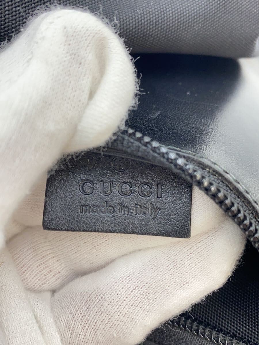GUCCI Waist Bag Nylon Black Solid 018 1611 3754 5