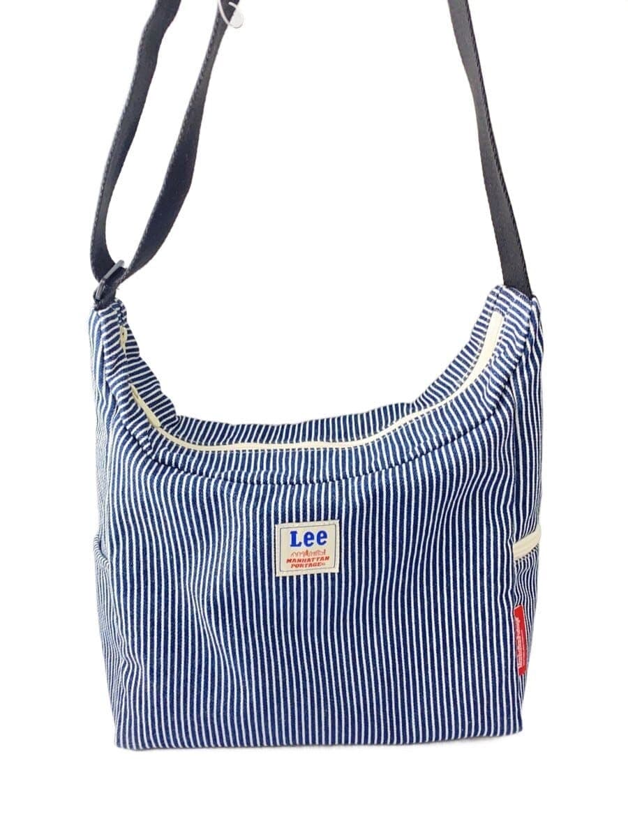 Lee × Manhattan Portage Shoulder Bag Canvas Multicolor Stripe