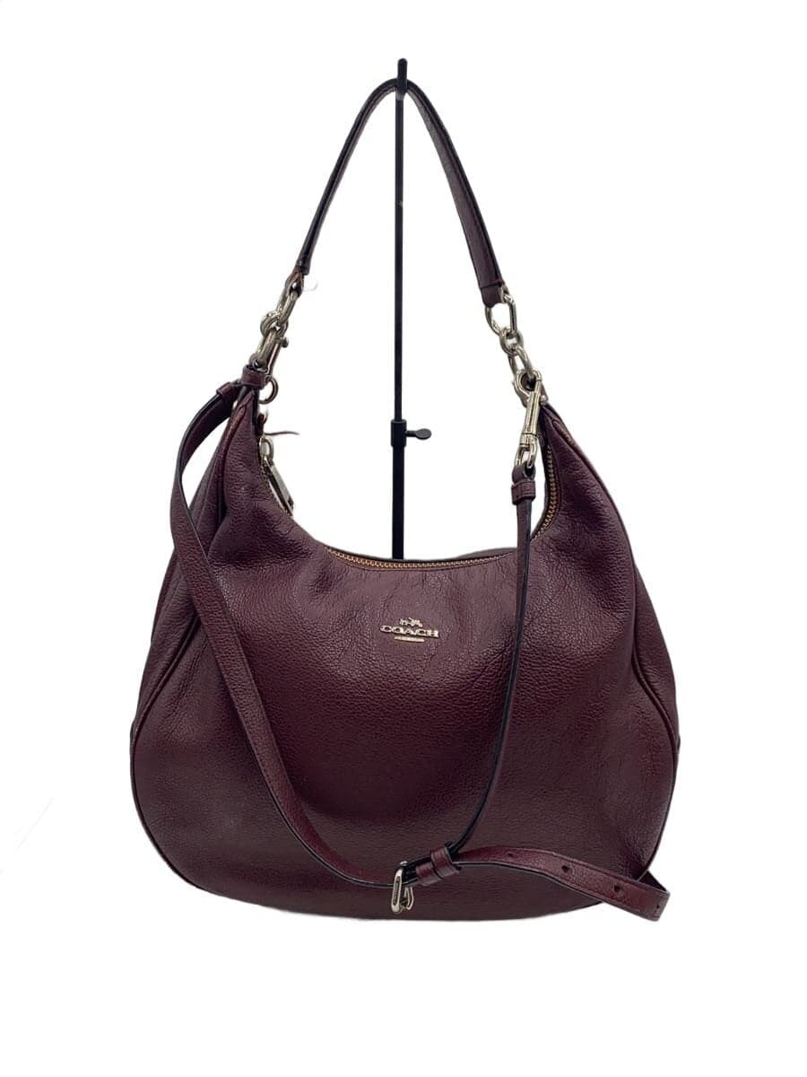 COACH Shoulder Bag Leather BRD Solid F38259