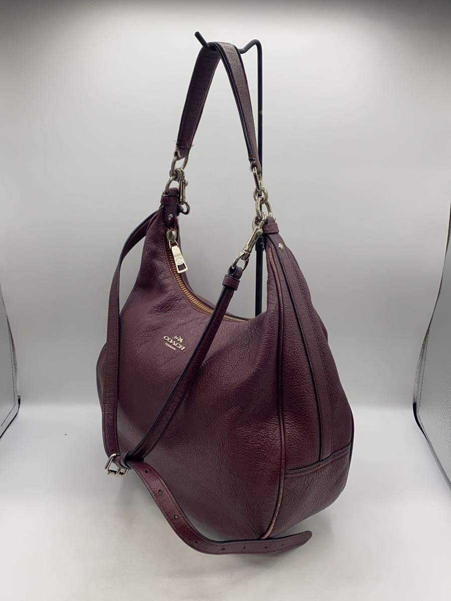 COACH Shoulder Bag Leather BRD Solid F38259 2