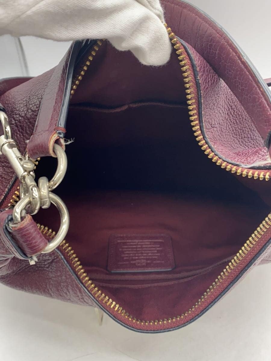 COACH Shoulder Bag Leather BRD Solid F38259 6
