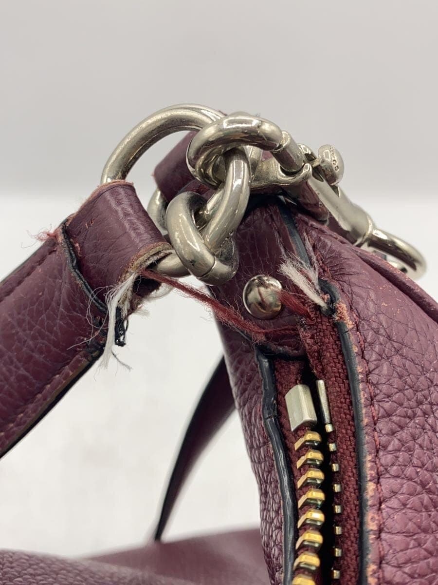 COACH Shoulder Bag Leather BRD Solid F38259 7