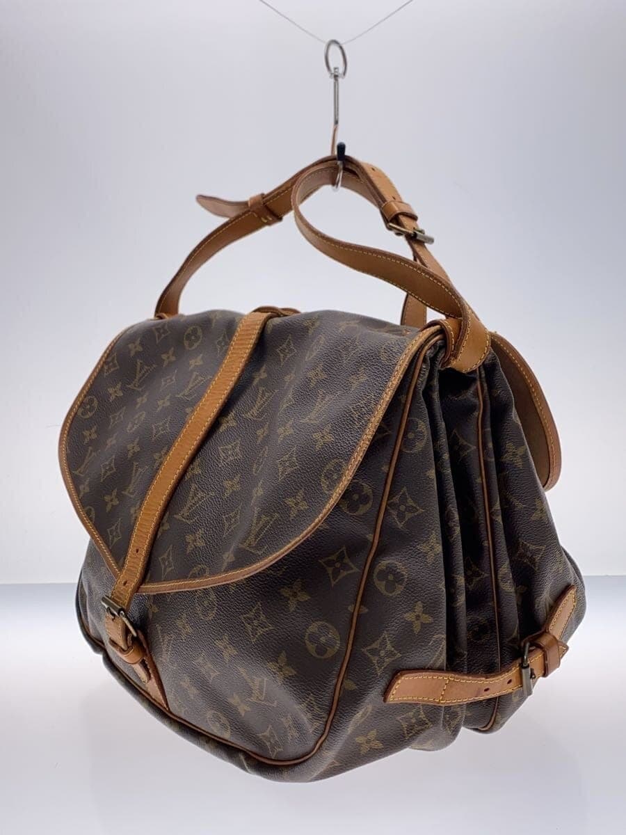 LOUIS VUITTON1)Saumur 35_Monogram Canvas PVC BRW Monogram 2
