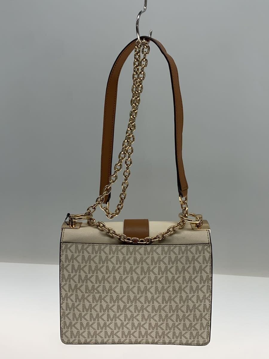 MICHAEL KORS Shoulder Bag PVC WHT Allover Pattern 32S1GGRC0B 3